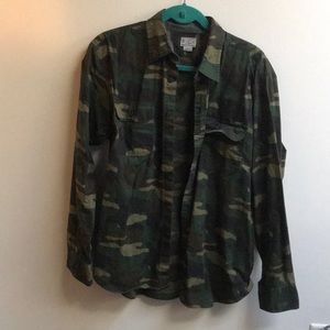 JCrew camo button down